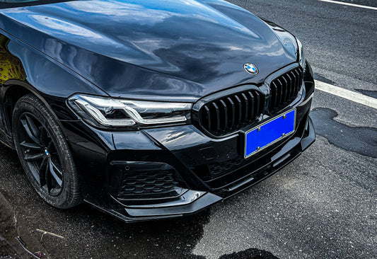 BMW 5 Series M550i 540i (With M-Package Bumper) G30 G31 LCI 2021-ON with Aftermarket Parts - Front Lip PP from VTEN