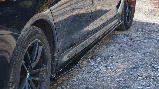 BMW 5 Series M550i 540i G30 LCI 2021-ON with Aftermarket Parts - Side Skirts ABS from VTEN