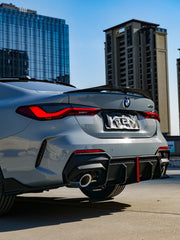 BMW 4 Series 430i M440i G22 2020-ON & M4 / M4C / M4CS G82 2021-ON with Aftermarket Parts - Rear Roof Spoiler ABS from VTEN