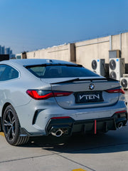 BMW 4 Series 430i M440i G22 2020-ON & M4 / M4C / M4CS G82 2021-ON with Aftermarket Parts - Rear Roof Spoiler ABS from VTEN