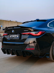 BMW I4 M50 / e Drive 40 G26 & 4 Series Gran Coupe M440i 430i G26 2022-ON with Aftermarket Parts - Rear Lip Spoiler ABS from VTEN