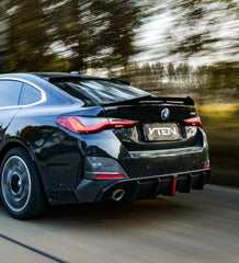 BMW I4 M50 / e Drive 40 G26 & 4 Series Gran Coupe M440i 430i G26 2022-ON with Aftermarket Parts - Rear Lip Spoiler ABS from VTEN