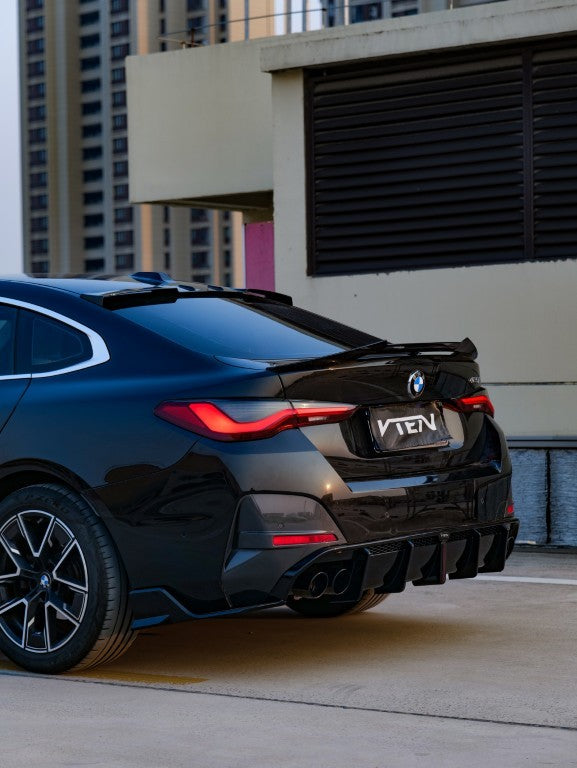 BMW I4 M50 / e Drive 40 G26 & 4 Series Gran Coupe M440i 430i G26 2022-ON with Aftermarket Parts - Rear Roof Spoiler ABS from VTEN