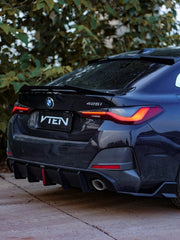 BMW I4 M50 / e Drive 40 G26 & 4 Series Gran Coupe M440i 430i G26 2022-ON with Aftermarket Parts - Rear Roof Spoiler ABS from VTEN