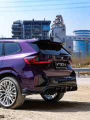 BMW X1 M35i sDrive28i xDrive28i (with M-package bumper, does not fit base model) U11 2023-ON with Aftermarket Parts - Rear Diffuser & Canards ABS from VTEN