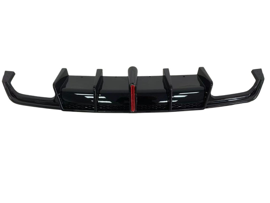 BMW X1 M35i sDrive28i xDrive28i (with M-package bumper, does not fit base model) U11 2023-ON with Aftermarket Parts - Rear Diffuser & Canards ABS from VTEN