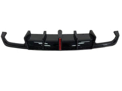 BMW X1 M35i sDrive28i xDrive28i (with M-package bumper, does not fit base model) U11 2023-ON with Aftermarket Parts - Rear Diffuser & Canards ABS from VTEN