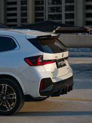 BMW X1 M35i sDrive28i xDrive28i (with M-package bumper, does not fit base model) U11 2023-ON with Aftermarket Parts - Rear Diffuser & Canards ABS from VTEN