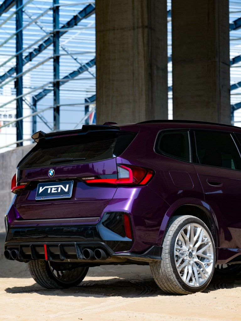 BMW X1 M35i sDrive28i xDrive28i (with M-package bumper, does not fit base model) U11 2023-ON with Aftermarket Parts - Rear Roof Spoiler ABS from VTEN