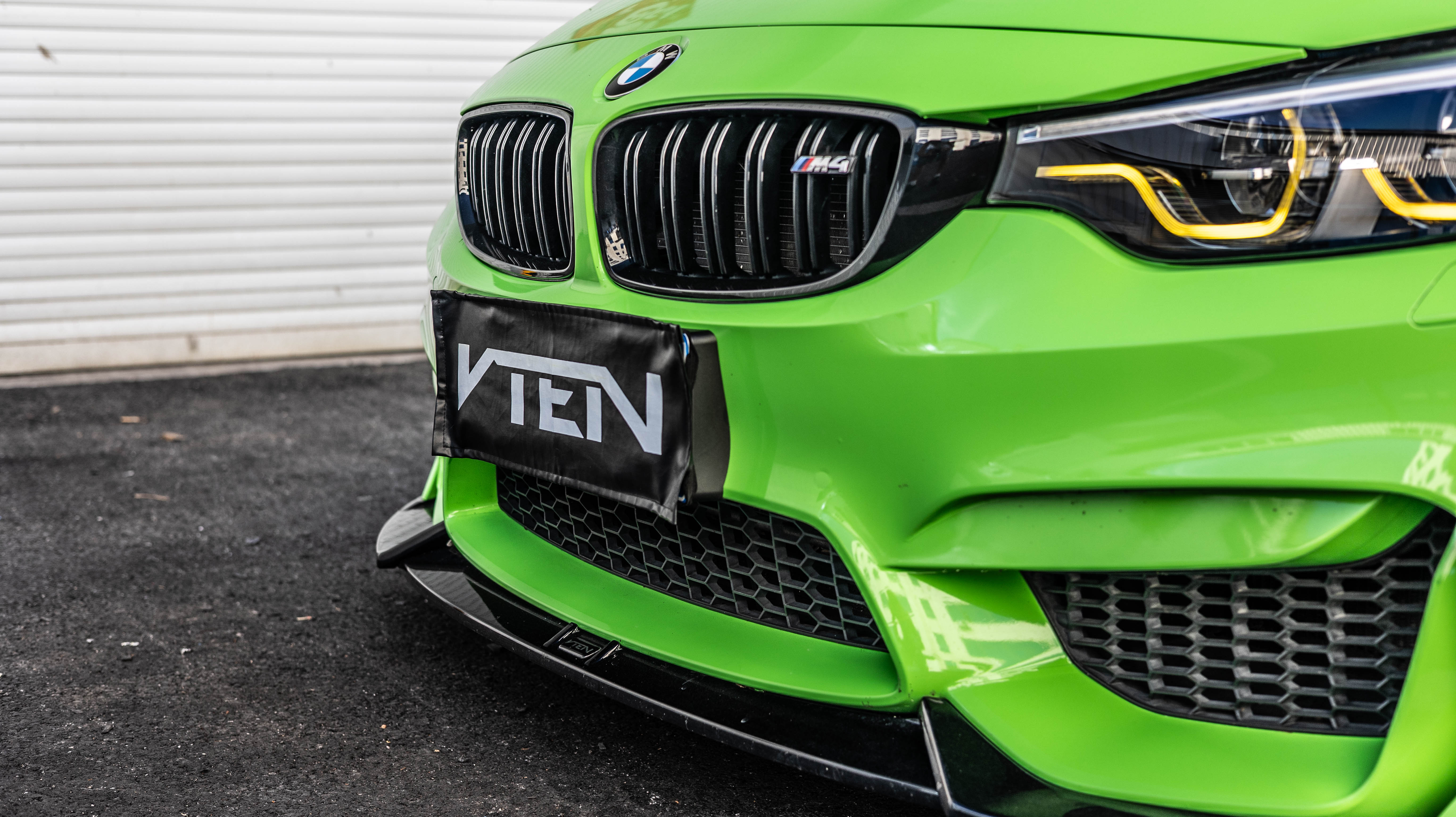 BMW M3CS M3C M3 F81 F80 2014 2015 2016 2017 2018 & M4CS M4C M4 F83 F82 2014 2015 2016 2017 2018 2019 2020 with Aftermarket Parts - Front Lip ABS from VTEN