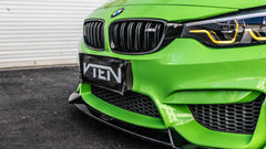 BMW M3CS M3C M3 F81 F80 2014 2015 2016 2017 2018 & M4CS M4C M4 F83 F82 2014 2015 2016 2017 2018 2019 2020 with Aftermarket Parts - Front Lip ABS from VTEN