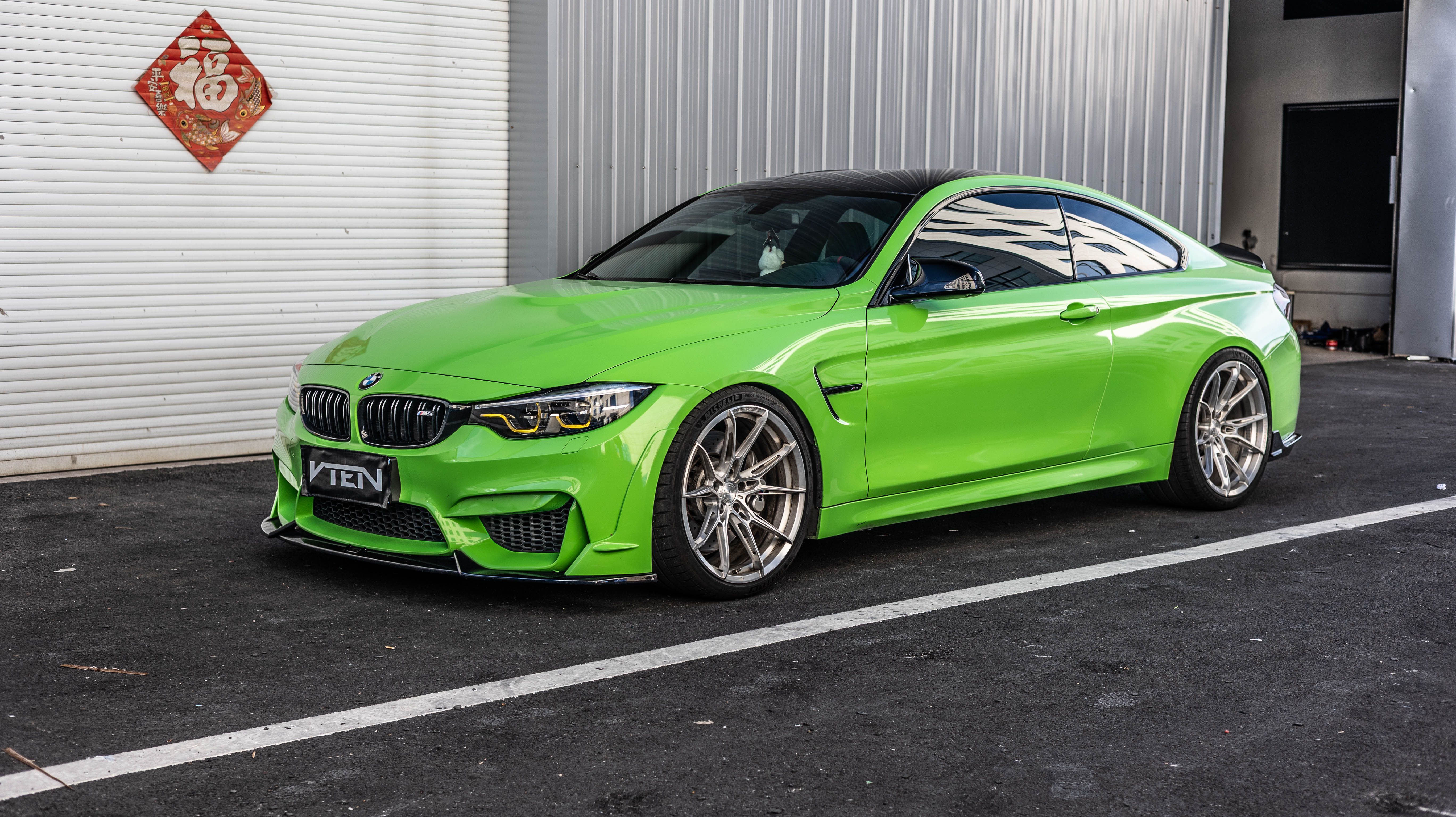 BMW M3CS M3C M3 F81 F80 2014 2015 2016 2017 2018 & M4CS M4C M4 F83 F82 2014 2015 2016 2017 2018 2019 2020 with Aftermarket Parts - Front Lip ABS from VTEN