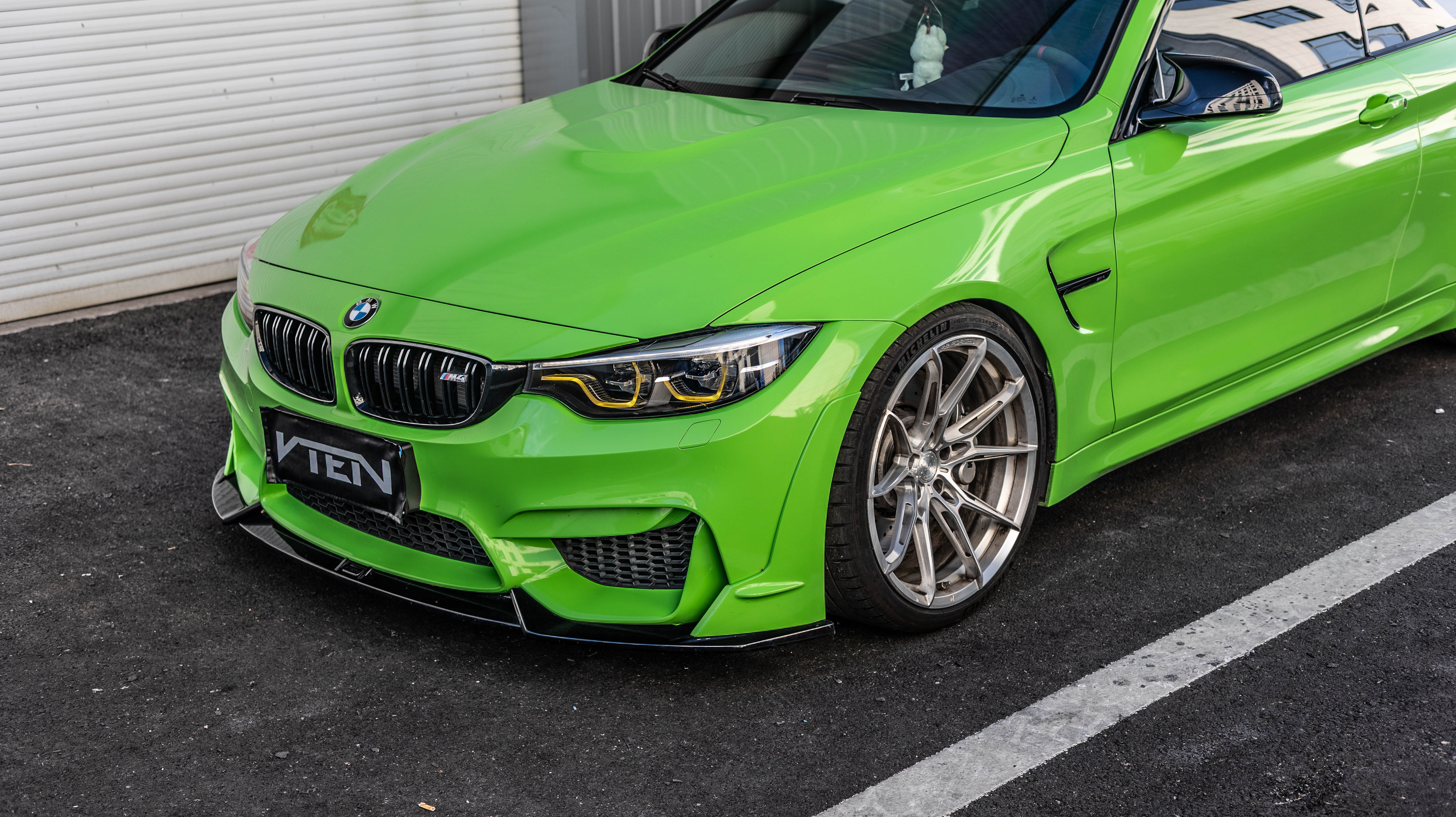BMW M3CS M3C M3 F81 F80 2014 2015 2016 2017 2018 & M4CS M4C M4 F83 F82 2014 2015 2016 2017 2018 2019 2020 with Aftermarket Parts - Front Lip ABS from VTEN