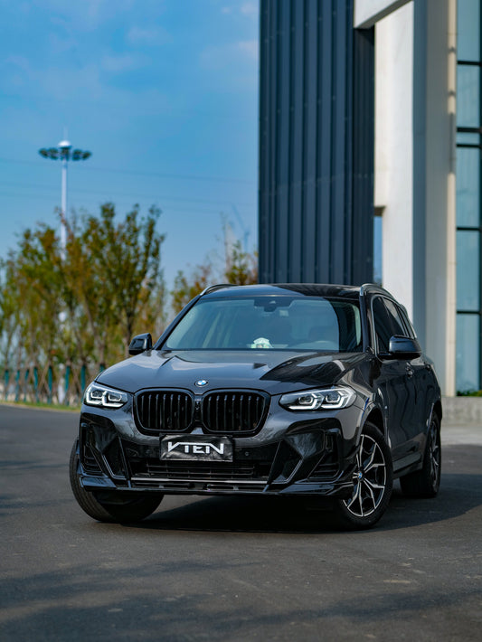 BMW X3 M40 s/x Drive30 G01 LCI & X4 M40 xDrive30 G02 LCI & IX3 BEV G08 LCI 2022-ON with Aftermarket Parts - Front Lip PP from VTEN