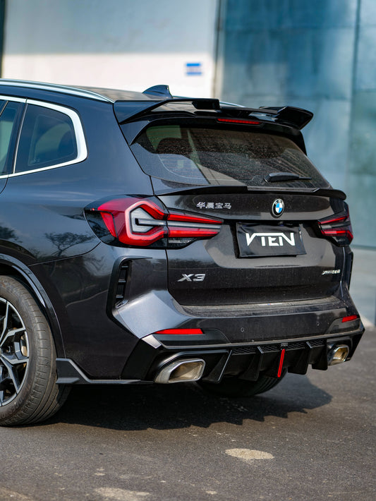 BMW X3 s/x Drive30 G01 LCI & IX3 BEV G08 LCI 2022-ON with Aftermarket Parts - Rear Canards ABS  from VTEN