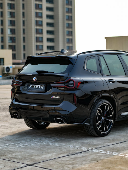 BMW X3 s/x Drive30 G01 LCI & IX3 BEV G08 LCI 2022-ON with Aftermarket Parts - Rear Lip Spoiler ABS from VTEN