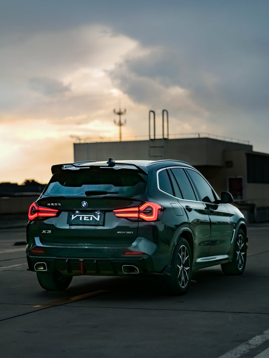 BMW X3 s/x Drive30 G01 LCI & IX3 BEV G08 LCI 2022-ON with Aftermarket Parts - Rear Lip Spoiler ABS from VTEN