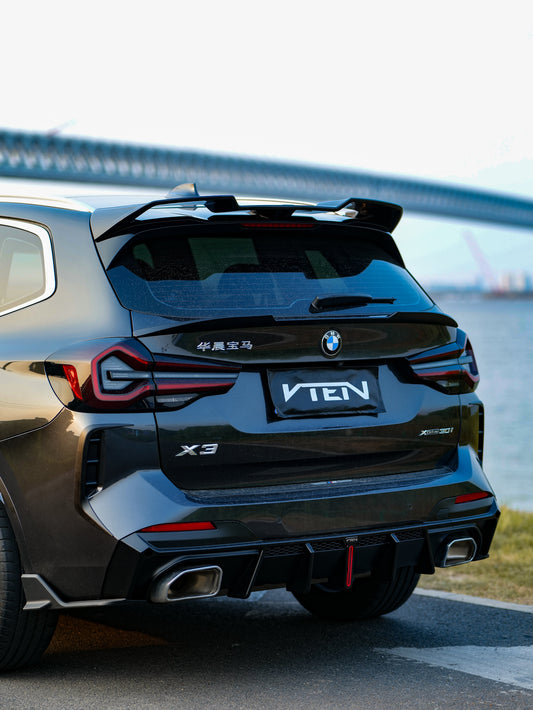 BMW X3 s/x Drive30 G01 LCI & IX3 BEV G08 LCI 2022-ON with Aftermarket Parts - Rear Canards ABS  from VTEN