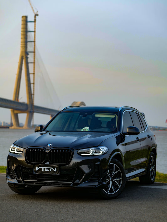 BMW X3 M40 s/x Drive30 G01 LCI & X4 M40 xDrive 30 G02 LCI & IX3 BEV G08 LCI 2022-ON with Aftermarket Parts - Front Lip PP from VTEN
