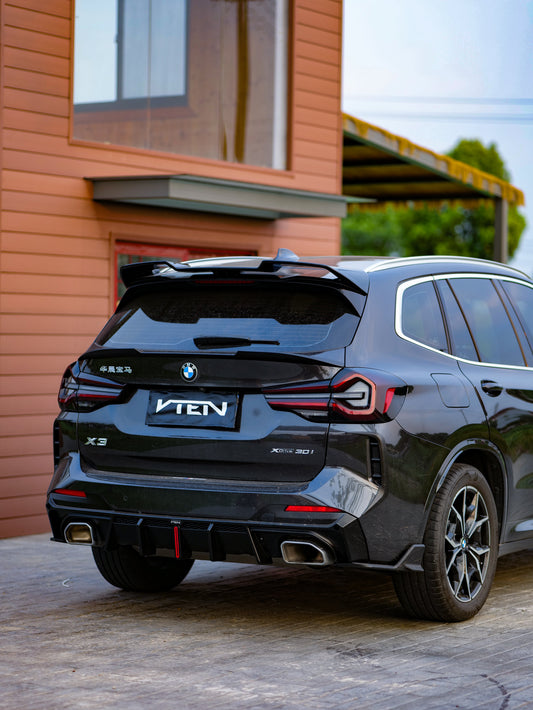 BMW X3 s/x Drive30 G01 LCI & IX3 BEV G08 LCI 2022-ON with Aftermarket Parts - Rear Canards ABS  from VTEN