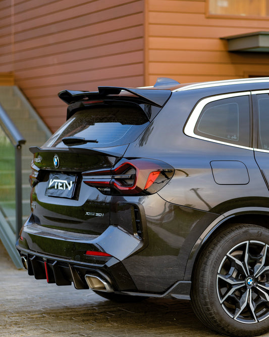 BMW X3 s/x Drive30 G01 LCI & IX3 BEV G08 LCI 2022-ON with Aftermarket Parts - Rear Lip Spoiler ABS from VTEN