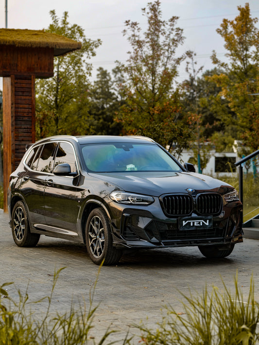 BMW X3 M40 s/x Drive30 G01 LCI & X4 M40 xDrive30 G02 LCI & IX3 BEV G08 LCI 2022-ON with Aftermarket Parts - Front Lip PP from VTEN