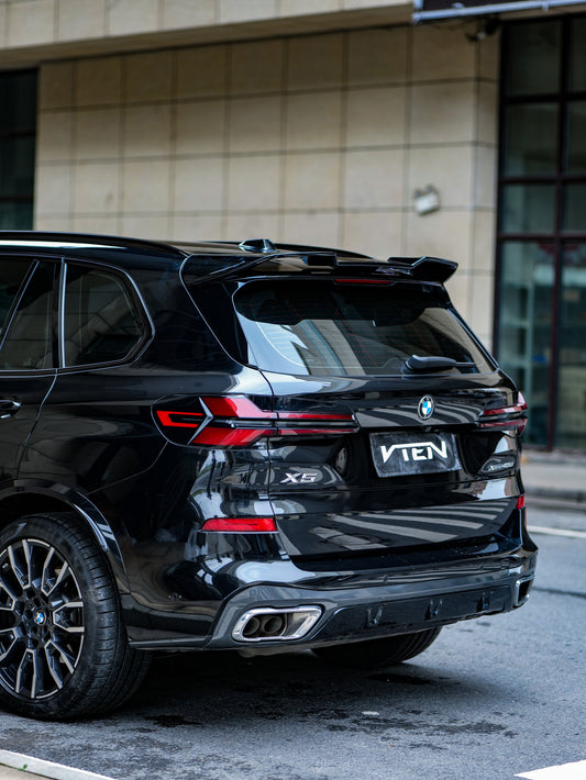 BMW X5 G05 M50i X/S Drive 40i (with M-Package) (Fits Both Pre-LCI & LCI）2019-ON with Aftermarket Parts - Rear Roof Spoiler ABS from VTEN
