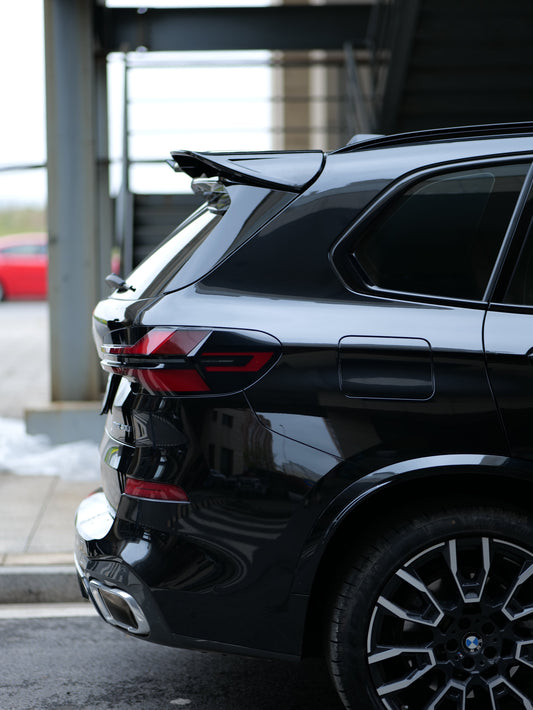 BMW X5 G05 M50i X/S Drive 40i (with M-Package) (Fits Both Pre-LCI & LCI）2019-ON with Aftermarket Parts - Rear Roof Spoiler ABS from VTEN