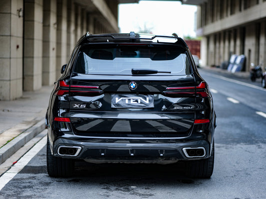 BMW X5 G05 M50i X/S Drive 40i (with M-Package) (Fits Both Pre-LCI & LCI）2019-ON with Aftermarket Parts - Rear Roof Spoiler ABS from VTEN