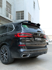 BMW X5 G05 M50i X/S Drive 40i (with M-Package) (Fits Both Pre-LCI & LCI）2019-ON with Aftermarket Parts - Rear Roof Spoiler ABS from VTEN
