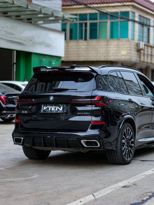 BMW X5 G05 M50i X/S Drive 40i (with M-Package) (Fits Both Pre-LCI & LCI）2019-ON with Aftermarket Parts - Rear Roof Spoiler ABS from VTEN
