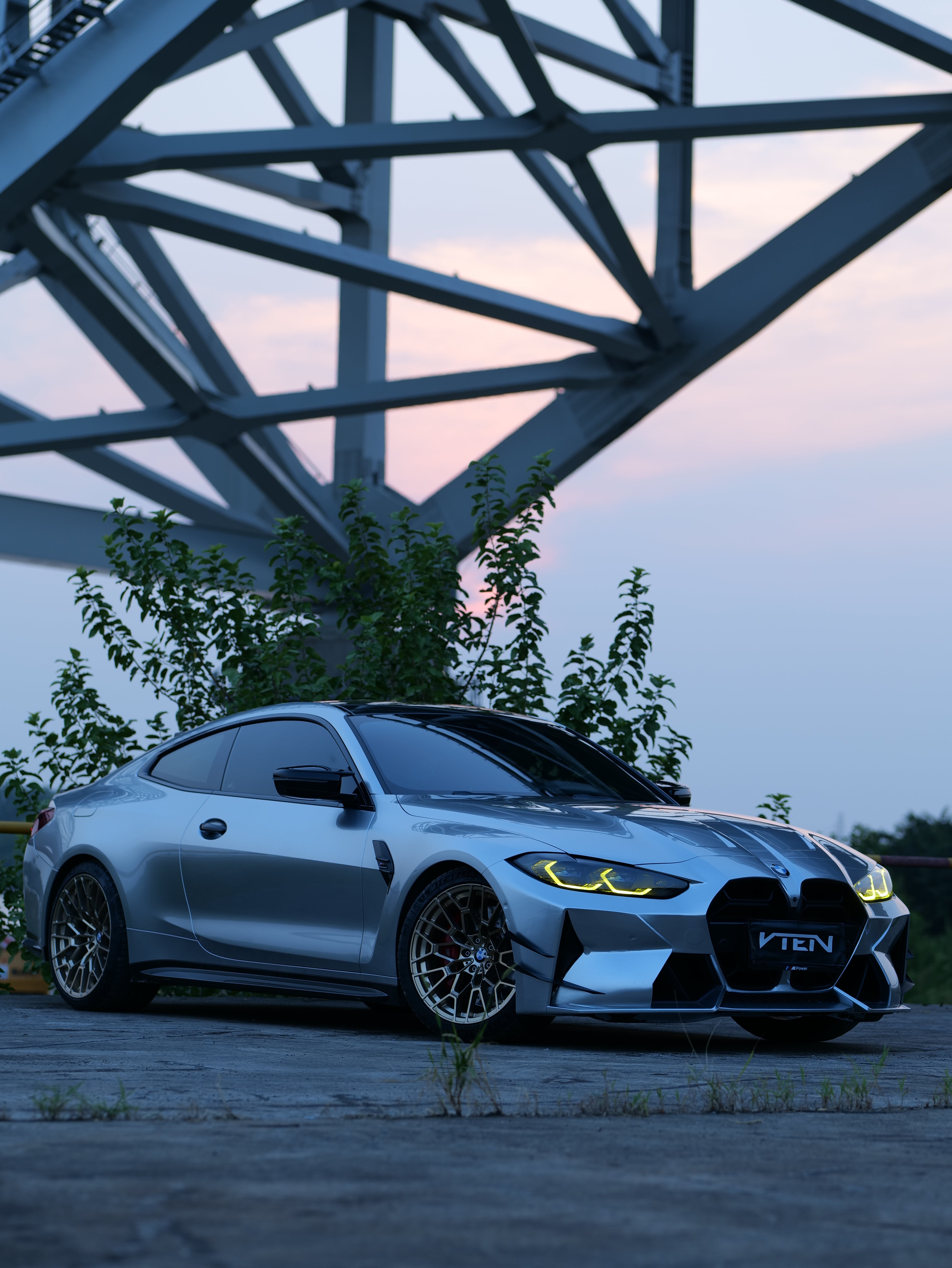 BMW M3 G80 G81 & M4 G82 G83 2021-ON with Aftermarket Parts - Front Bumper Pre-preg Carbon Fiber from VTEN