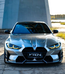 BMW M3 G80 G81 & M4 G82 G83 2021-ON with Aftermarket Parts - Front Lip Carbon Fiber from VTEN