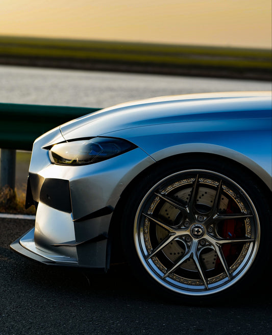 BMW M3 G80 G81 & M4 G82 G83 2021-ON with Aftermarket Parts - Front Canards Pre-preg Carbon Fiber from VTEN