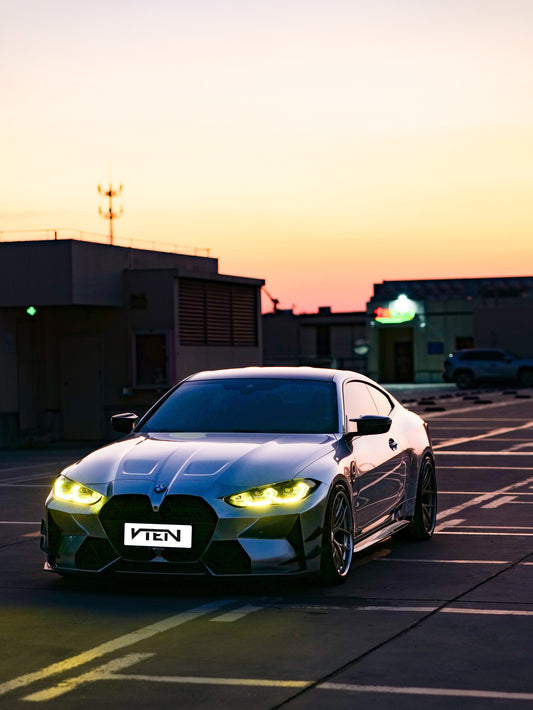 BMW M3 G80 G81 & M4 G82 G83 2021-ON with Aftermarket Parts - Front Bumper Pre-preg Carbon Fiber from VTEN