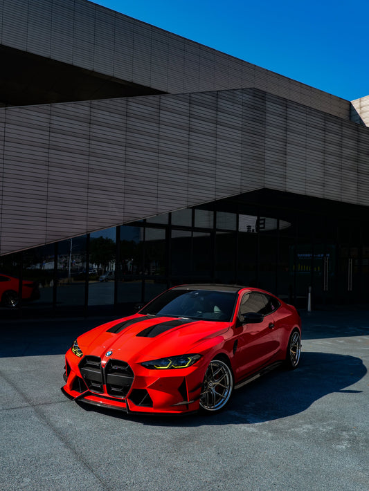 BMW M3 G80 G81 & M4 G82 G83 2021-ON with Aftermarket Parts - Front Lip Carbon Fiber from VTEN