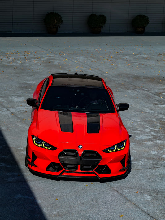 BMW M3 G80 G81 & M4 G82 G83 2021-ON with Aftermarket Parts - Front Lip Carbon Fiber from VTEN