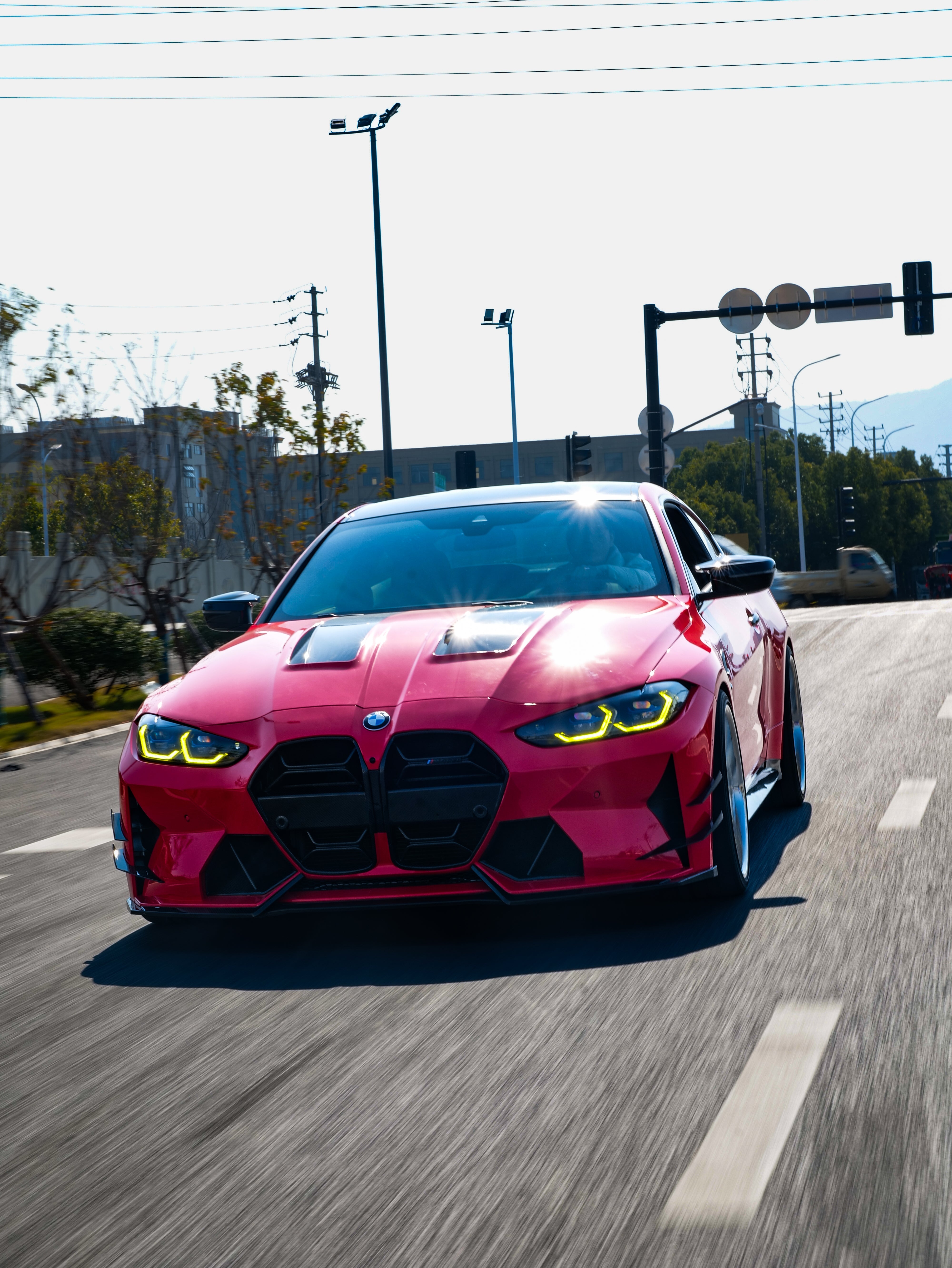 BMW M3 G80 G81 & M4 G82 G83 2021-ON with Aftermarket Parts - Front Bumper Pre-preg Carbon Fiber from VTEN