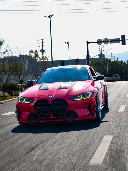 BMW M3 G80 G81 & M4 G82 G83 2021-ON with Aftermarket Parts - Front Lip Carbon Fiber from VTEN