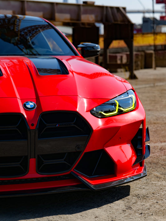 BMW M3 G80 G81 & M4 G82 G83 2021-ON with Aftermarket Parts - Front Lip Carbon Fiber from VTEN