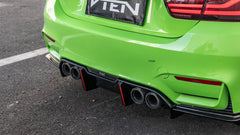 VTEN Rear Diffuser for BMW M3CS M3C M3 F81 F80 2014-2018 & M4CS M4C M4 F83 F82 2014-2020 PP Polypropylene
