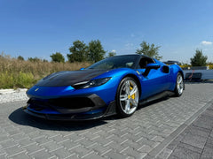 Ferrari 296 GTB GTS with Aftermarket Parts - Headlight Trim Cover FRP / Carbon Fiber from Ventus Veloce