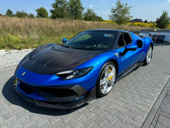 Ferrari 296 GTB GTS with Aftermarket Parts - Headlight Trim Cover FRP / Carbon Fiber from Ventus Veloce