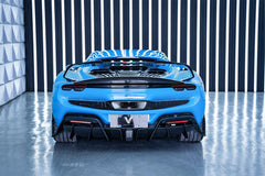 Ferrari 296 GTB with Aftermarket Parts - Rear Engine Cover FRP / Double-sided Carbon Fiber from Ventus Veloce