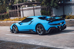 Ferrari 296 GTB GTS with Aftermarket Parts - Front Fenders FRP / Carbon Fiber from Ventus Veloce