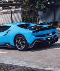 Ferrari 296 GTB GTS with Aftermarket Parts - Side Scoop FRP / Carbon Fiber from Ventus Veloce