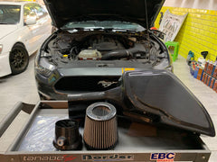 Ford Mustang Ecoboost 2.3L 2015 2016 2017 2018 2019 2020 2021 2022 2023 with Aftermarket Parts - Air Intake Systems Pre-preg Carbon Fiber from Ventus Veloce