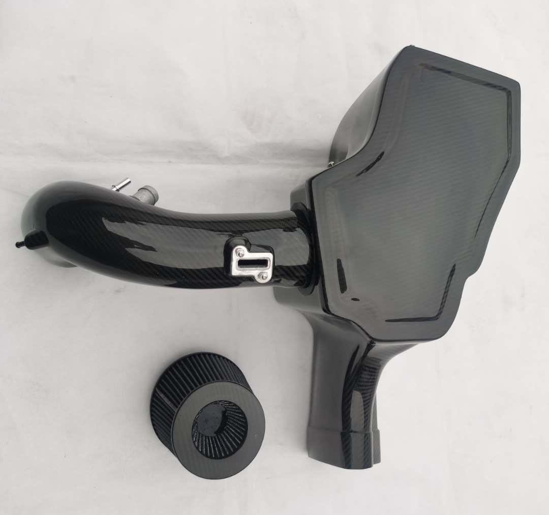 Ford Mustang GT 5.0 2015 2016 2017 2018 2019 2020 2021 2022 2023 with Aftermarket Parts - Air Intake Systems Pre-preg Carbon Fiber from Ventus Veloce