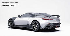 Aston Martin DB11 V8 V12 2017 2018 2019 2020 2021 2022 2023 with Aftermarket Parts - Rear Diffuser & Canards Carbon Fiber from Ventus Veloce