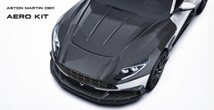 Aston Martin DB11 V8 V12 2017 2018 2019 2020 2021 2022 2023 with Aftermarket Parts - Front Canards Carbon Fiber from Ventus Veloce